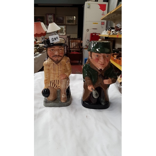 289 - Two Royal Doulton Character Jugs - 