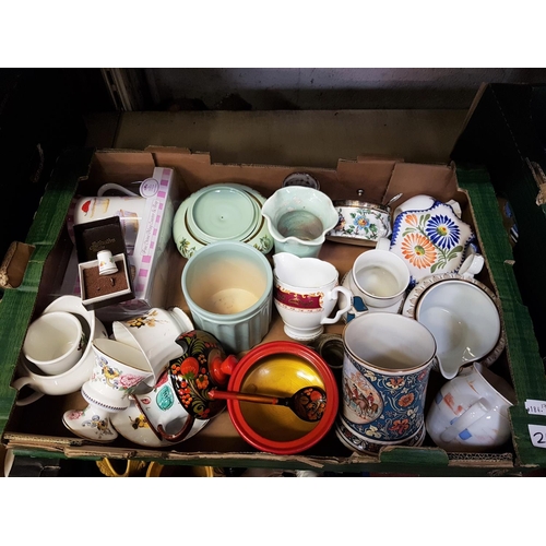 138 - Box of Assorted China Including Sadler, Royal Stafford, Adderley etc.