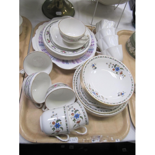 188 - Tray of Assorted Shelley China to Include Dainty White, 