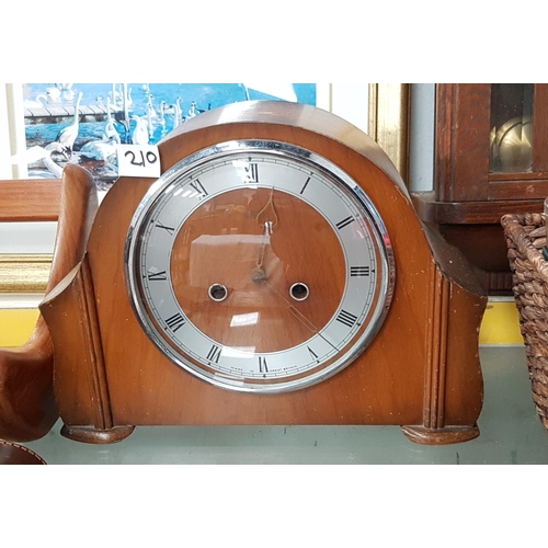 210 - Vintage Smiths Enfield Mantel Clock.