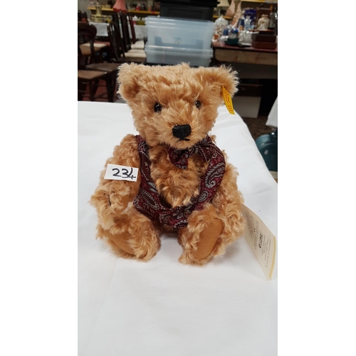 234 - Steiff Articulated Mohair Teddy Bear Exclusively for Danbury Mint Bear Friday’s Bear Loving and Givi... 