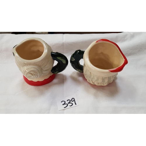 339 - Pair of Small Royal Doulton 