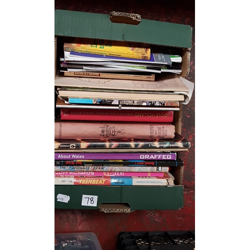 78 - Box of Assorted Books & Maps etc.