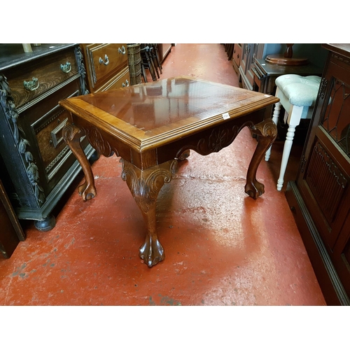 580 - Polished Mahogany Coffee Table on Ball & Claw Feet - 20