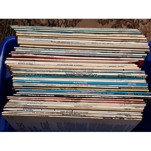 102 - Quantity of Vinyl LP Records Including Jim Reeves, Russ Conway, The Platters etc.