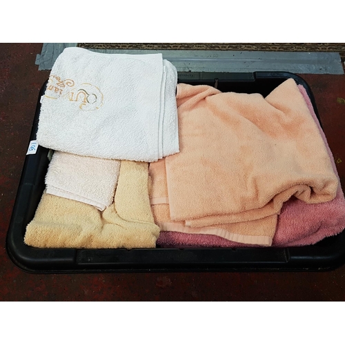 106 - Box of Assorted Towels.
