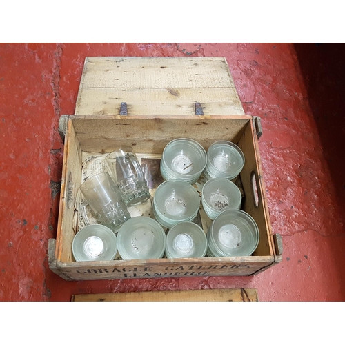 117 - Two Wooden Metal Hinged Lid 