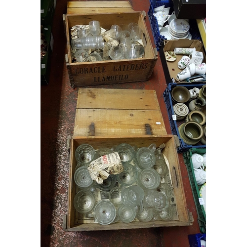 77 - Two Wooden Metal Hinged 