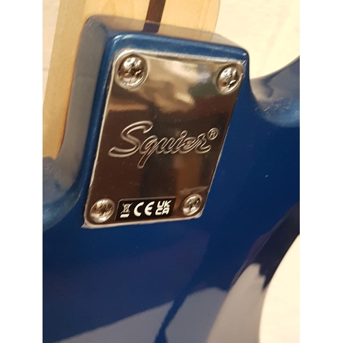 133 - Fender Squier Stratocaster Lake Placid Blue Electric Guitar with Stand & Fender Frontman 15G Amplifi... 