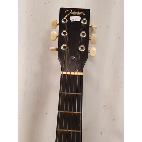 137 - Johnson Model JG-100-B Acoustic Guitar.