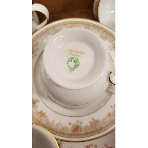 169 - Box of Floral Noritake 