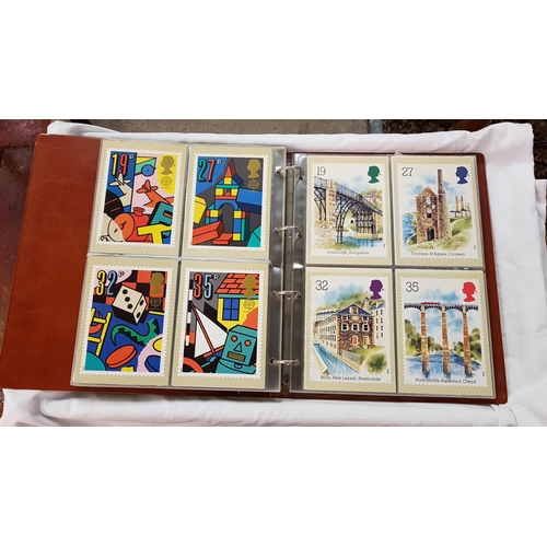 257 - Royal Mail Postcards Album of UK Stamp Postcards c.1980’s (Approx.118 Stamp Postcards and 5 Post Off... 