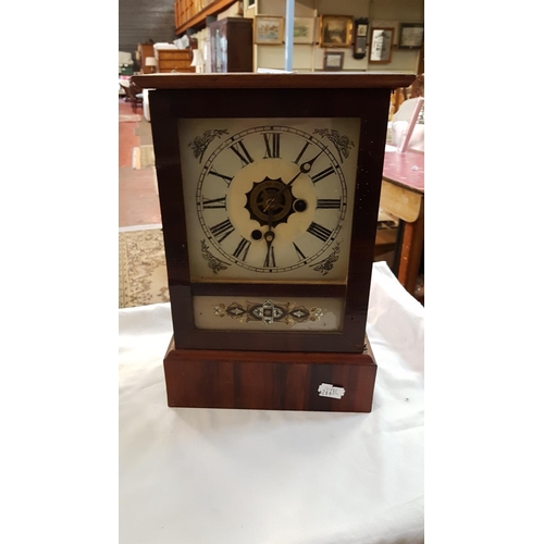 265 - Two Clocks - One Mahogany & One Carriage Clock.