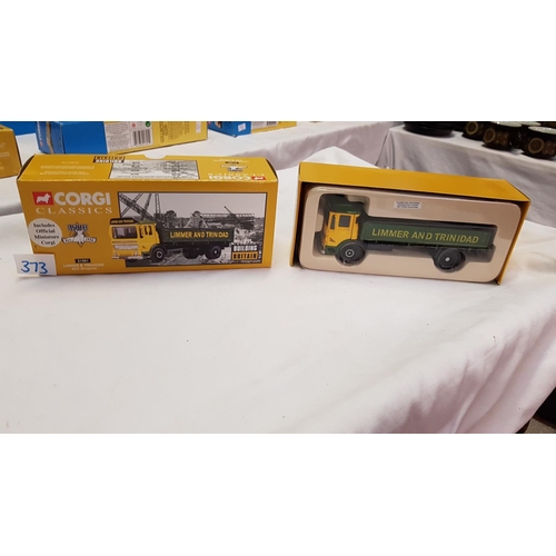 373 - Boxed Corgi Classics Limited Edition Limmer & Trinidad AEC Dropside 21501 with Certificate and Minia... 