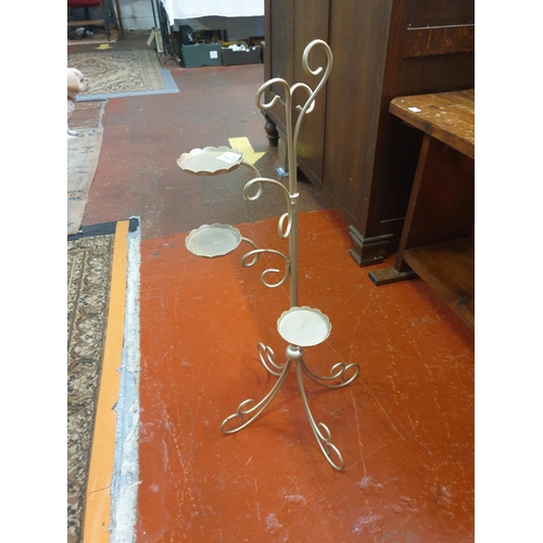 547 - Metal Candle Holder Stand.