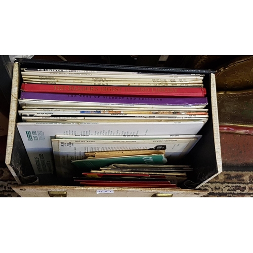 100 - Case of Assorted Vinyl LP Records & Singles.