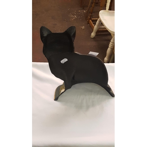 245 - Cast Sitting Cat Door Stop.