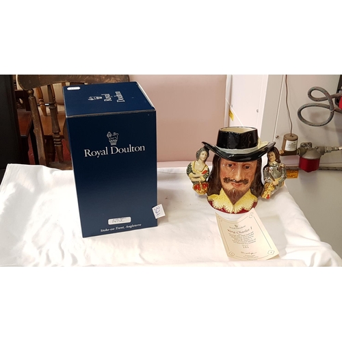 321 - Boxed Royal Doulton Double Handled  Character Jug Limited Edition (193/2500) 