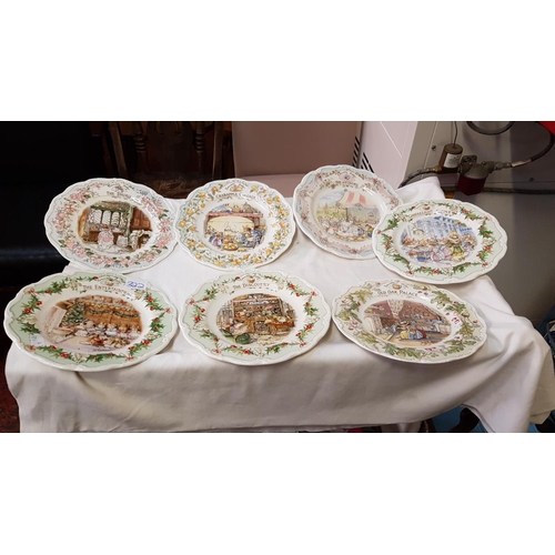 322 - Set of Seven Royal Doulton Brambly Hedge Series Plates.