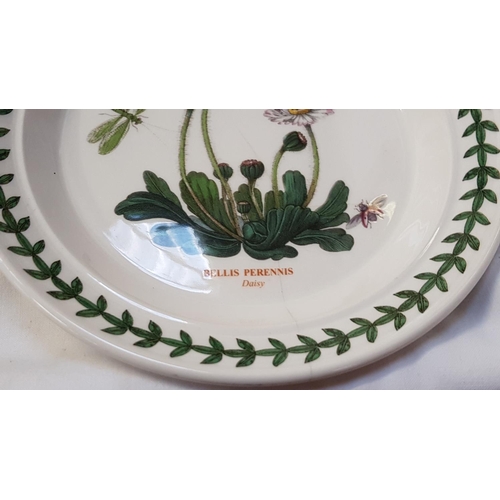 346 - Set of Five Portmeirion Botanic Garden Side Plates Diameter c.18.5cm (c.7.25”).