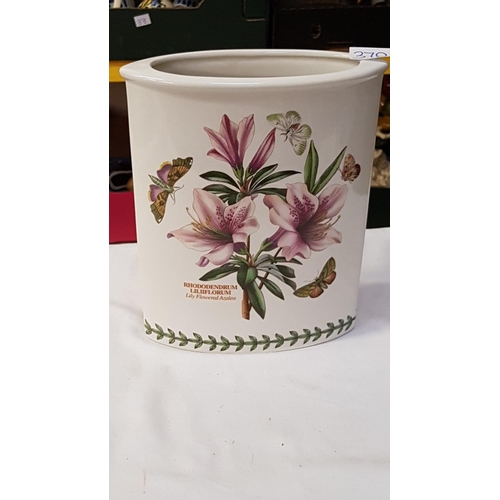 370 - Portmeirion Botanic Garden Flat Vase - approx 9