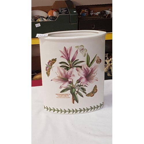 370 - Portmeirion Botanic Garden Flat Vase - approx 9