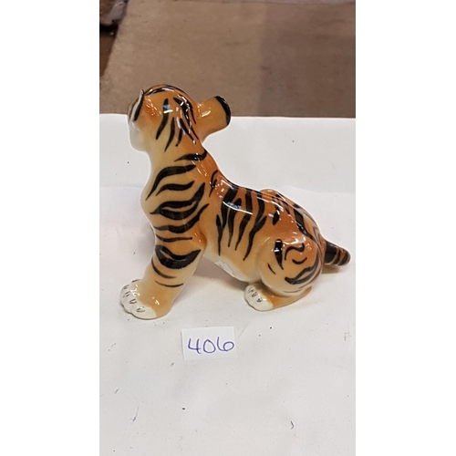 406 - Lomonosov USSR Sitting Tiger Cub - approx 5