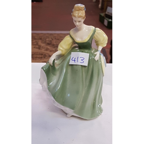 413 - Royal Doulton Fair Lady HN 2193 Height c.19cm (c.7.5”).