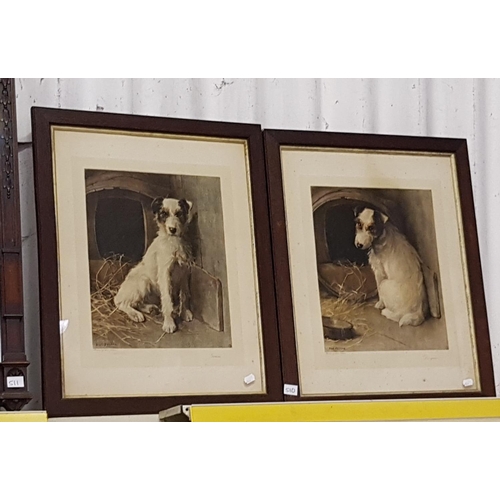 510 - Pair of Oak Framed & Glazed Fulton Prints - 