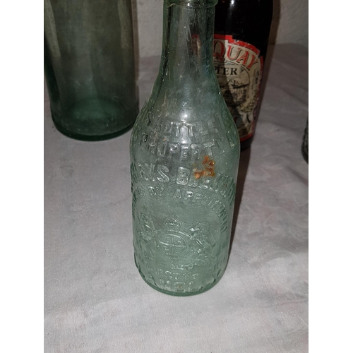 93 - Quantity of Assorted Vintage Glass Bottles.