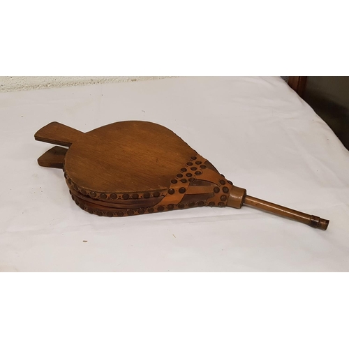 206 - Pair of Victorian Wooden Bellows.