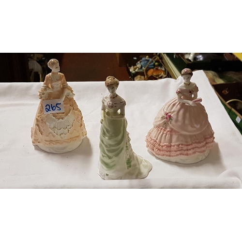 265 - Three Wedgwood Limited Edition Figures - 