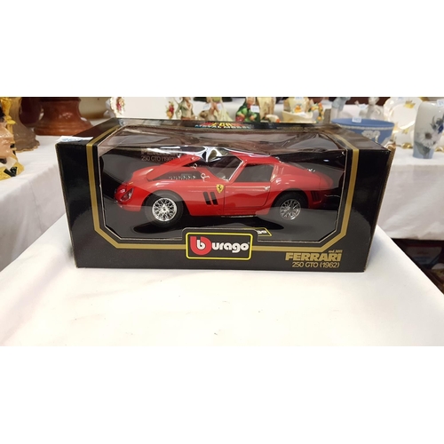 367 - Boxed Burago 1/18 Scale Ferrari 250 GTO (1962) 3011.