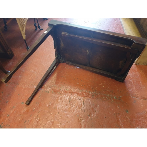 559 - Mahogany Folding Tray Table - 23