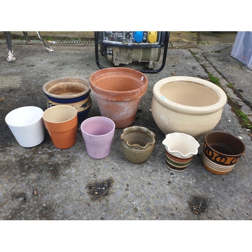 640 - Quantity of Various Garden Pots & Planters.