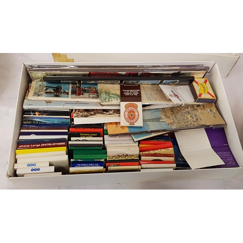 100 - Four Boxes of Vintage Collectable Matchbooks & Boxes.