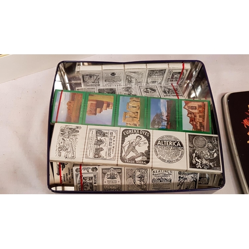 100 - Four Boxes of Vintage Collectable Matchbooks & Boxes.