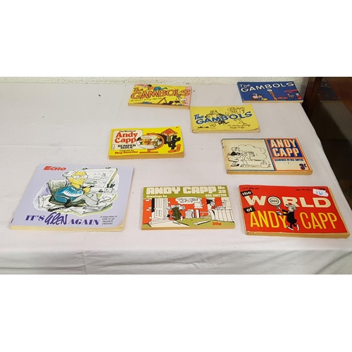 16 - Selection of 1960's Andy Capp Cartoon Books & Others.