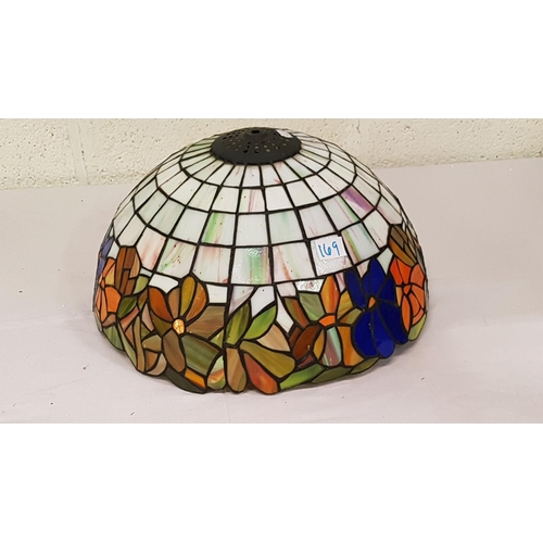 169 - Large Tiffany Style Lamp Shade -  approx 43cm in diameter.