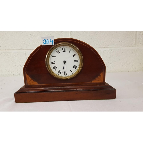 204 - Edwardian Mantel Clock.