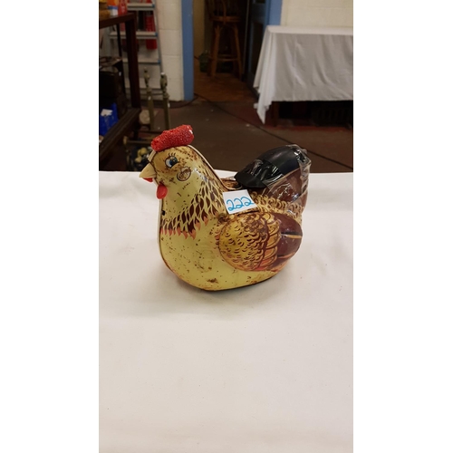 222 - Vintage Toy Tin Plate Chicken.