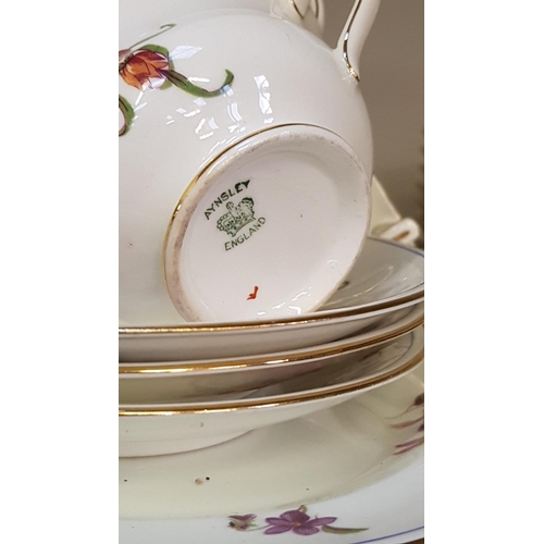 260 - Tray of Assorted China Including Royal Stafford 