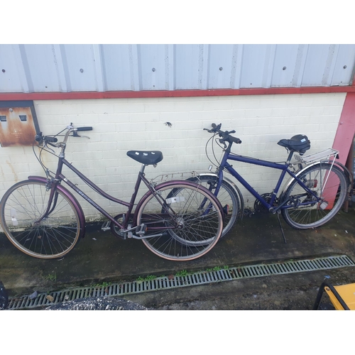 604 - Two Ladies Bicycles  - 