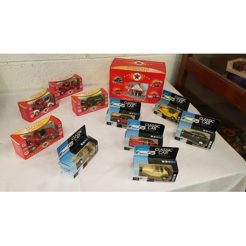 81 - Selection of Boxed Model Vehicles & Accessories Including Texaco Old Timers Collection & Classic Car... 