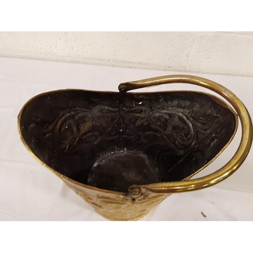 108 - Brass Coal Bucket.