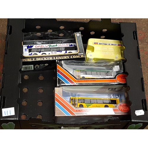 111 - Box of Assorted Buses Including EFE & Moneybus.