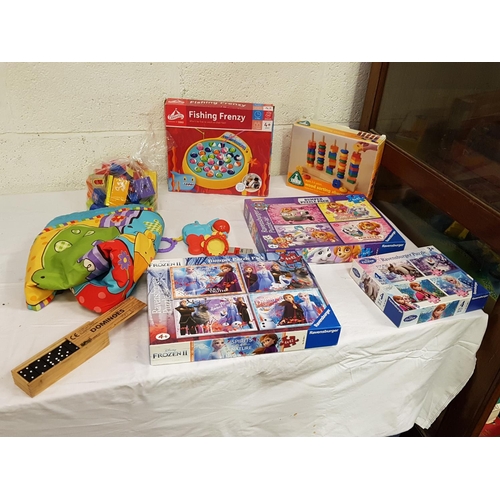 119 - Box of Children's Toys, Games & Jigsaw Puzzles.