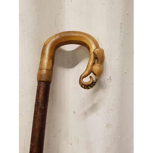 149 - Two Walking Sticks, Shooting Seat Stick & Thumb Stick.