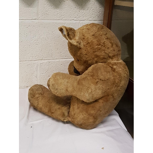 163 - Large Vintage Well Loved Teddy Bear - approx 30