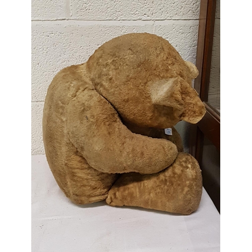 163 - Large Vintage Well Loved Teddy Bear - approx 30